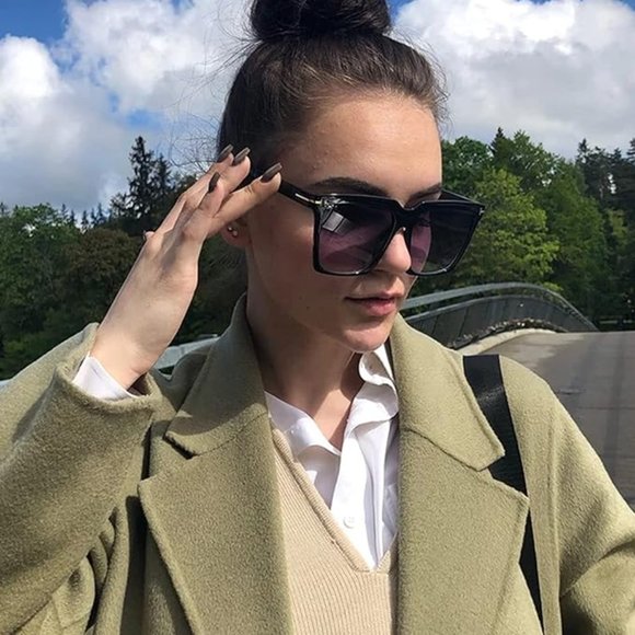 Oversized square sunglasses - Picture 3 of 5